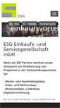 Mobile Screenshot of esg-net.de